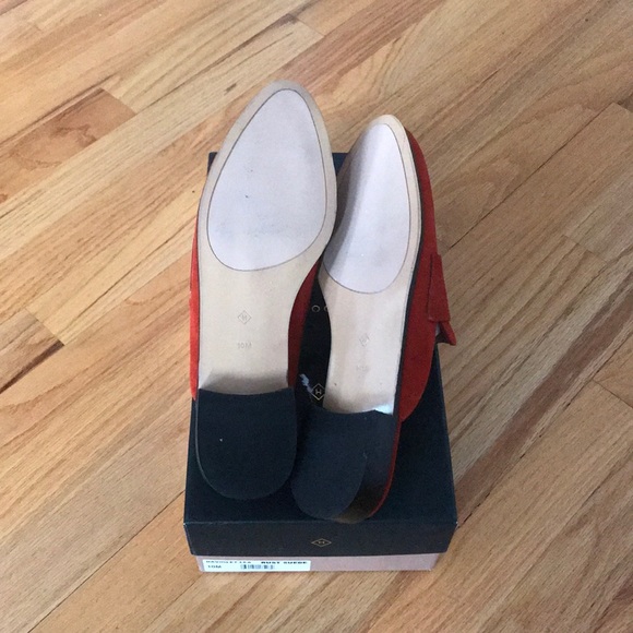 Halogen orange slip on loafer shoes size 10 - Picture 5 of 6